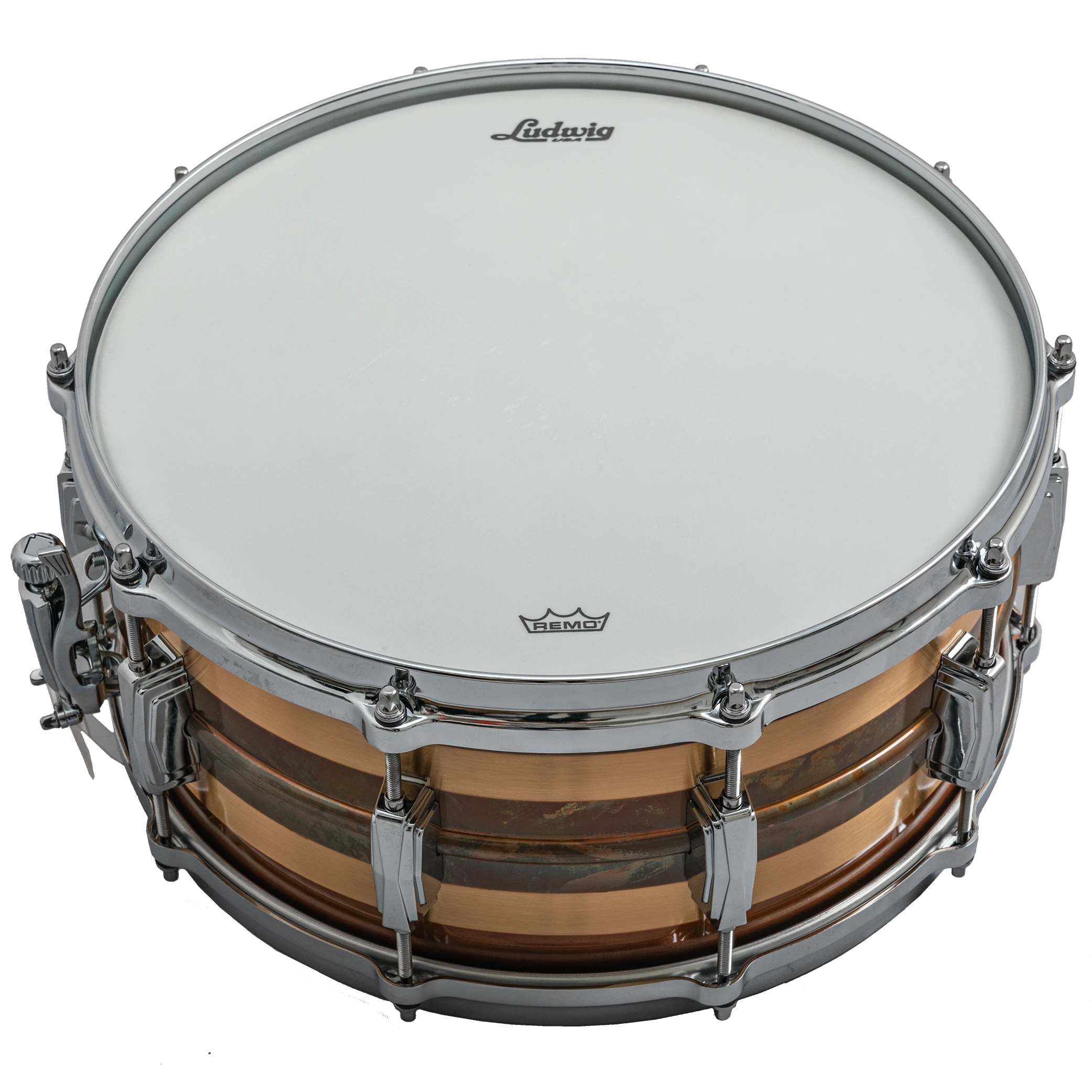 LudwigS Raw Striped Bronze Snare 14x6,5